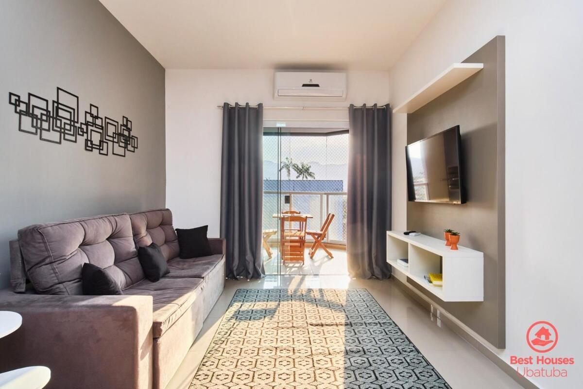 Bh15 - Bh15: Apto Charmoso Com Piscina E Churrasqueira Apartment Ubatuba Ngoại thất bức ảnh