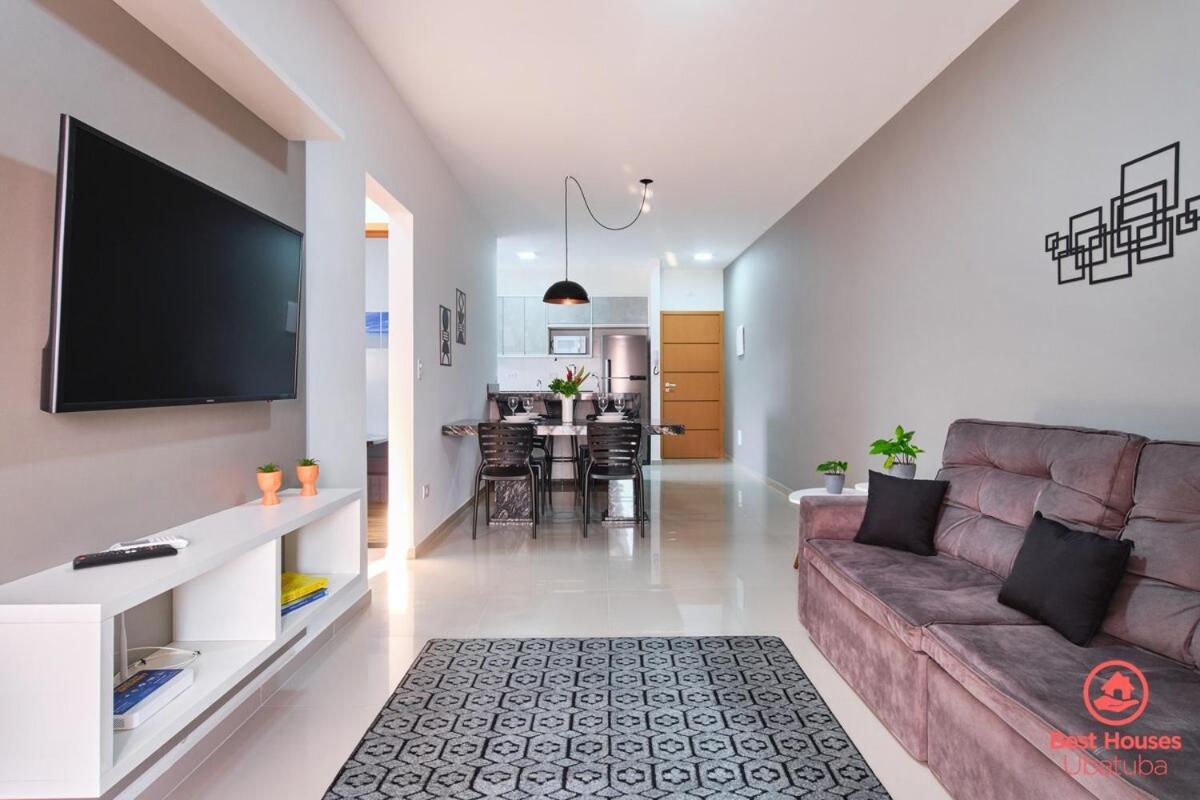 Bh15 - Bh15: Apto Charmoso Com Piscina E Churrasqueira Apartment Ubatuba Ngoại thất bức ảnh